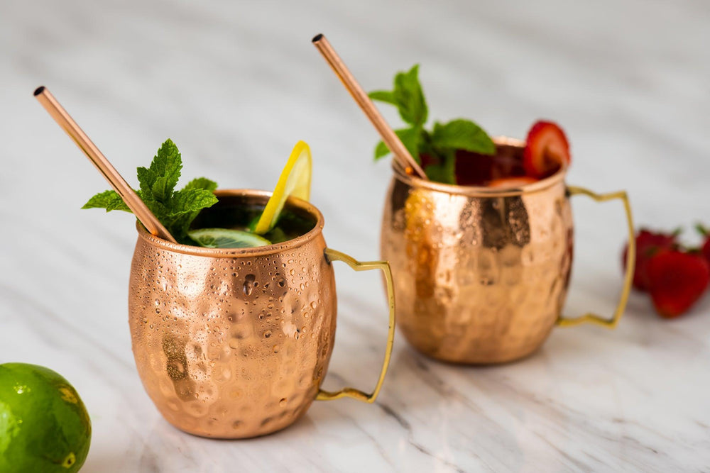 Pure Copper Mule Mug (Mug & Straw) - copperdirect